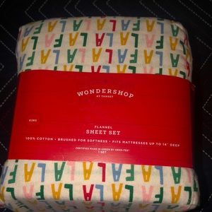 King size wonder shop flannel sheets